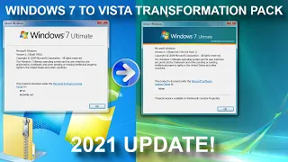 Windows 7 to Vista COMPLETE Transformation Pack: 2021 update! (ft. Ryan)