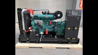 Minsun 120kw/150kva open type diesel generator set by Weifang Ricardo engine testing