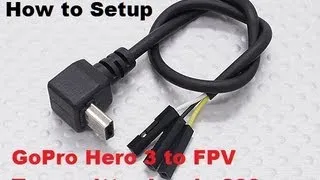 GoPro Hero 3 to FPV Transmitter Lead - 200mm from Hobby King
