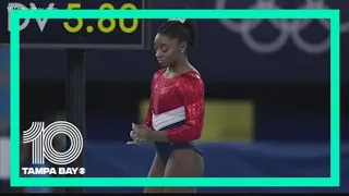 Simone Biles posts new training video to explain why she dropped out