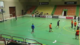 FUTSAL TRAINING | Parallel diagonal one two and back door session