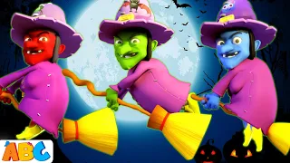 Three Little Scary Witches and the Vampire + More Spooky Halloween Songs for kids