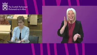 First Minister's Questions (BSL) - 19 May 2022