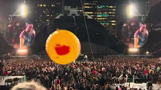 Everglow w/ fans on stage - Coldplay (live at Seattle 9/20/2023)