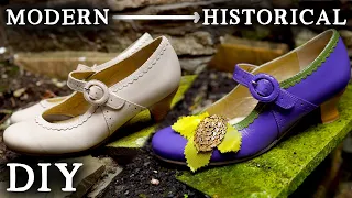 Make Modern Shoes Historical (on a Budget!)