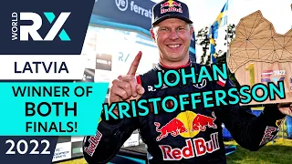 How Johan Kristoffersson won BOTH Finals at Ferratum World RX Of Riga - Latvia 2022