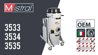 Three-phase industrial vacuum cleaner ideal for OEMs | Mistral Three-phase | Delfin