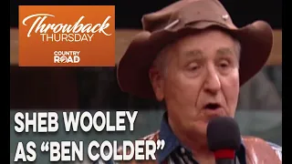 Sheb Wooley as "Ben Colder"  "Hello Walls"