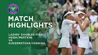 Hsieh/Mertens vs Kudermetova/Vesnina | Ladies' Doubles Final Highlights | Wimbledon 2021