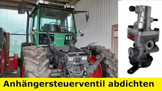 Fendt Xylon Anhängersteuerventil Instandsetzen