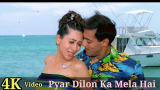 Pyar Dilon Ka Mela Hai 4K Video Song | Dulhan Hum Le Jayenge | Salman Khan, Karisma Kapoor HD