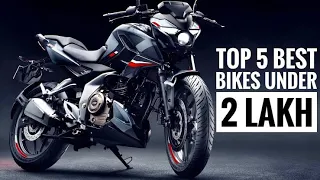 Top 5 Best Bikes Under 2 Lakh On-Road Price in India 2024|Bajaj,Honda,Hero & Yamaha|2024 Best Bikes