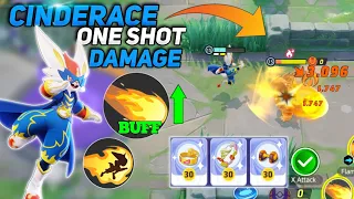 Cinderace New One Shot Kill Build For Pyro Ball 100% Brutal Damage | Pokemon unite gameplay