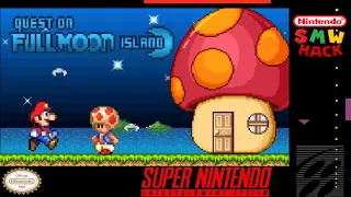Quest on Full Moon Island - Hack of Super Mario World [SNES] Longplay