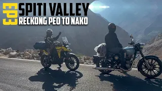 Spiti Valley Bike Trip 2022 | EP 3 | Reckong Peo to Nako | Suzuki V Strom SX 250