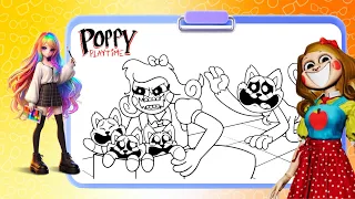 Smiling Critters New Coloring Pages / How to Color Poppy Playtime Chapter 4