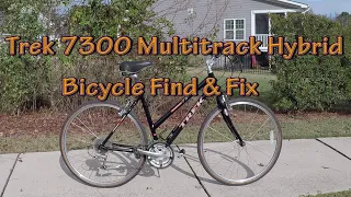 Trek 7300 Multitrack Hybrid Bicycle - Trash to Treasure Repair Project - November 18, 2022