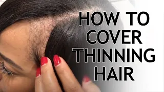 QUICK HAIR TIP: WEAVE PART LINE - Thinning Hair Solutions with Celebrity Hair Stylist Kiyah Wright