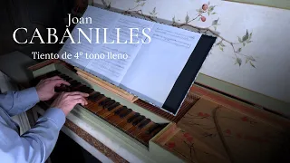 CABANILLES. Tiento de 4º tono lleno. Pablo Marquez, clavichord.