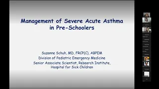 Management of Severe Acute Asthma in Pre-Schoolers