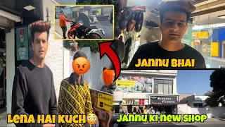 Jannustuntz ki new shop ki opening par hum gaye milna ❤️ @Motovloggerjannustunts