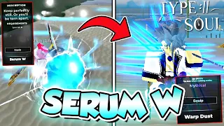 Type Soul *NEW* How To Get Serum W Speed Ultra Skill Fast + Full Guide! (CODES)