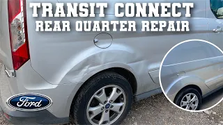 Transit connect sport accident damage panel repair DTE TV