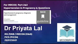 Hypertension in Pregnancy - Diagnosis and Management: Nice guideline June2019-Guideline no. ng133.