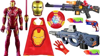 Iron Man Toy Series Unboxing Comments Cloak, Mask, Gloves, Pistol, Shield, Laser Sword