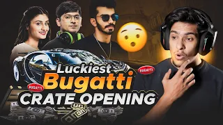 😱60 UC Luckiest Spin Bugatti  Crate Opening Ft. @PAYALGAMING @SnaxGaming @casetooop