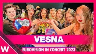 🇨🇿 Vesna "My Sister's Crown" (Czechia 2023) | Eurovision In Concert 2023 INTERVIEW