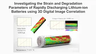 Rapidly Discharging Lithium-ion Batteries & 3D Digital Image Correlation