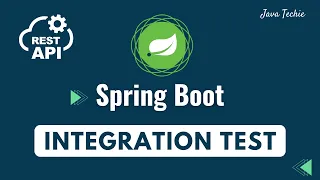 Spring Boot Integration Test with TDD | JUnit5  & H2 | JavaTechie