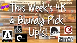 This Week's 4K & Bluray Pick Up's | Awesome Films From Arrow Video, Severin, Criterion,Second Sight