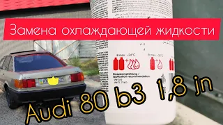 Замена охлаждающей жидкости audi 80 b3. Обзор системы охлаждения.