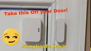 How to integrate simplisafe wireless system into wired door switches. Simplisafe Hack.