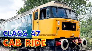 47635 Jimmy Milne CAB RIDE DRIVERS VIEW TONES Epping & Ongar Railway #railway #train