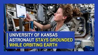 Jayhawk astronaut stays grounded while orbiting Earth