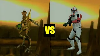 Geonosians vs Clone Troopers! Star Wars Battlefront 2 - Hunt Mode 2005