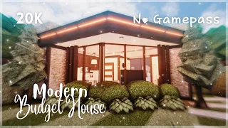 Roblox Bloxburg - No Gamepass Budget Affordable Modern House - Minami Oroi