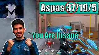 LEV Aspas Crazy 37 Kills In Immortal III Ranked | In Split | On Jett | VALORANT