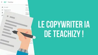 [TUTO TEACHIZY] Créer une page de vente en 1 clic avec le Copywriter IA !