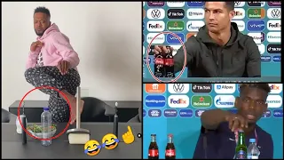 😂 Evra's Ronaldo Coca Cola and Pogba's Heineken press conference impression