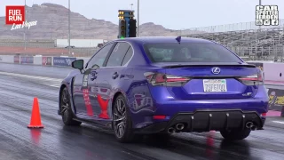 DRAGRACE | Lexus GSF vs. CLK63 AMG Black Series | FuelRun 2017