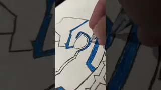 Part - 2 Cute Black Panther Drawing with Asmr..
