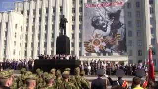 Парад на День Победы в Могилёве. 9 мая 2013 года