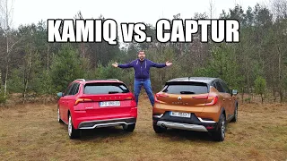 Skoda Kamiq versus Renault Captur - B-Crossover Battle (ENG) - Comparison, Test Drive, Review