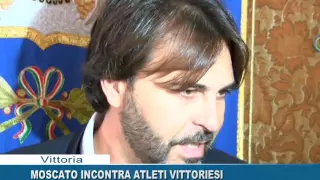 Vittoria. Moscato incontra atleti vittoriesi