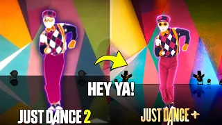 JUST DANCE COMPARISON - HEY YA! | JD2 x JD+