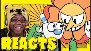 CUPHEAD CARTOON RAP BATTLE by mashed | Animation Reaction